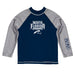 North Florida Ospreys Vive La Fete Blue Gray Long Sleeve Raglan Rashguard