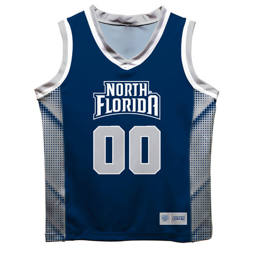 North Florida Ospreys Vive La Fete Game Day Blue Boys Fashion Basketball Top