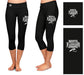 UNF Ospreys Vive La Fete Game Day Collegiate Large Logo on Thigh and Waist Women Black Capri Leggings - Vive La Fête - Online Apparel Store