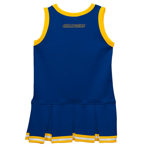 New Haven Chargers Vive La Fete Game Day Blue Sleeveless Cheerleader Dress - Vive La Fête - Online Apparel Store