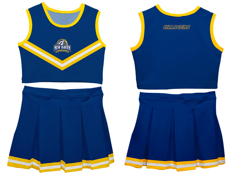 New Haven Chargers Vive La Fete Game Day Blue Sleeveless Cheerleader Set - Vive La Fête - Online Apparel Store