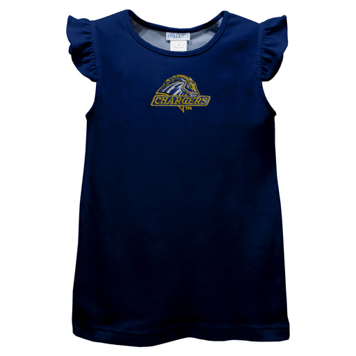 University of New Haven Chargers Embroidered Navy Knit Angel Sleeve