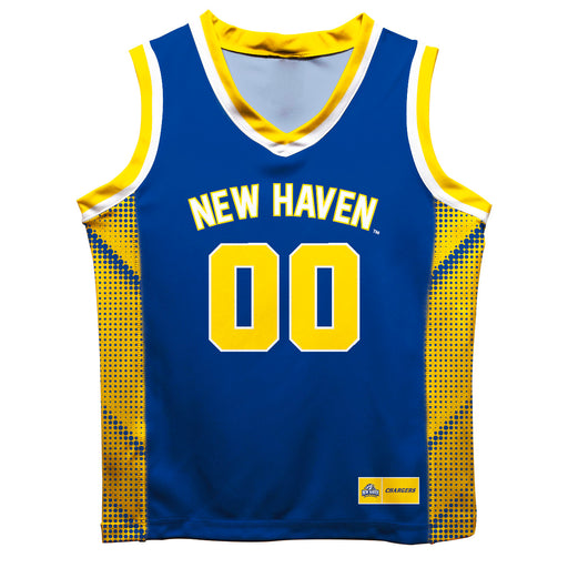 University of New Haven Chargers Vive La Fete Game Day Blue Boys Fashion Basketball Top