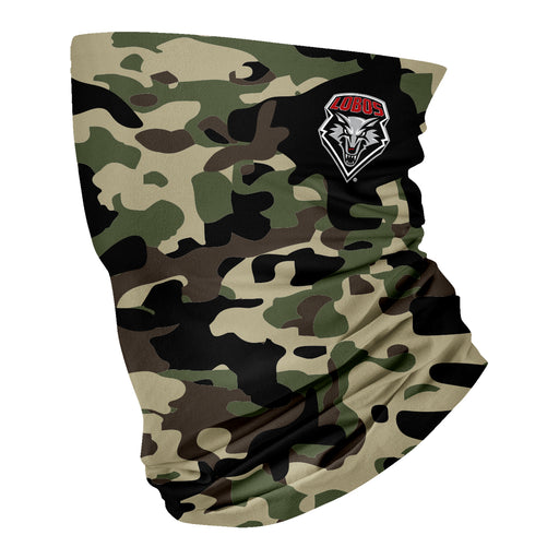 New Mexico Lobos Vive La Fete Camo Collegiate Face Cover Soft Camouflage Four Way Stretch Neck Gaiter - Vive La Fête - Online Apparel Store