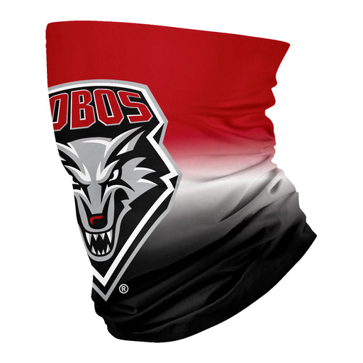 New Mexico Lobos Vive La Fete Degrade Logo Game Day Collegiate Face Cover Soft 4 Way Stretch Neck Gaiter - Vive La Fête - Online Apparel Store