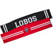 New Mexico Lobos Vive La Fete Girls Women Game Day Set of 2 Stretch Headbands Headbands Logo Red and Name Black