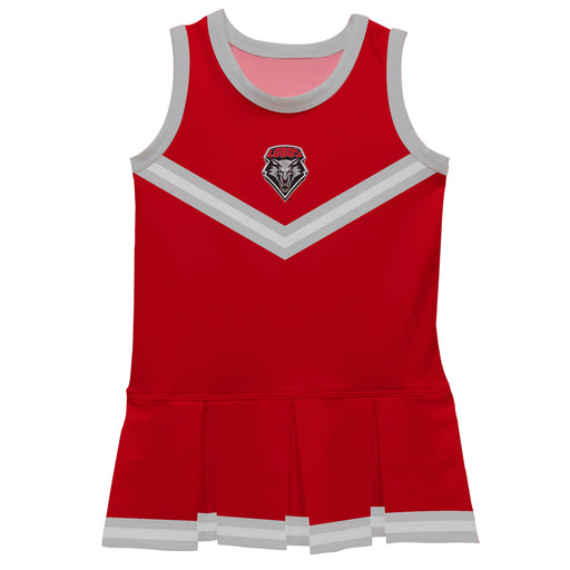New Mexico Lobos UNM Vive La Fete Game Day Red Sleeveless Cheerleader Dress
