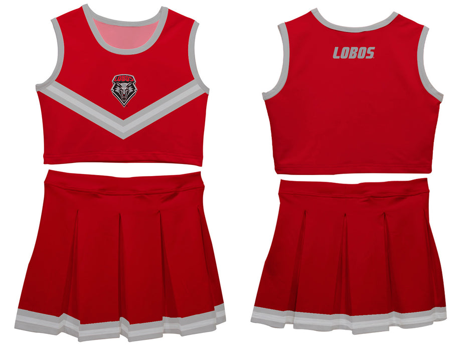 New Mexico Lobos UNM Vive La Fete Game Day Red Sleeveless Cheerleader Set - Vive La Fête - Online Apparel Store