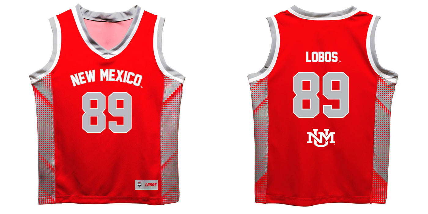 New Mexico Lobos UNM Vive La Fete Game Day Red Boys Fashion Basketball Top - Vive La Fête - Online Apparel Store