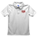 New Mexico Lobos UNM Embroidered White Short Sleeve Polo Box Shirt