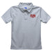 New Mexico Lobos UNM Embroidered Gray Short Sleeve Polo Box Shirt
