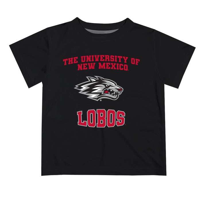 New Mexico Lobos Vive La Fete Boys Game Day V3 Black Short Sleeve Tee Shirt