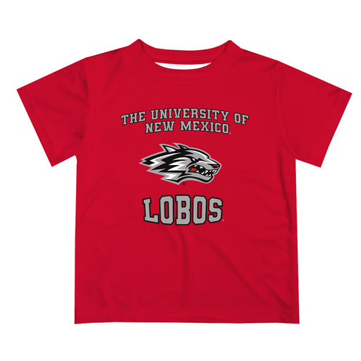 New Mexico Lobos Vive La Fete Boys Game Day V3 Red Short Sleeve Tee Shirt