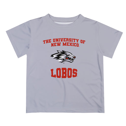 New Mexico Lobos Vive La Fete Boys Game Day V3 Gray Short Sleeve Tee Shirt
