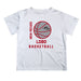 New Mexico Lobos Vive La Fete Basketball V1 White Short Sleeve Tee Shirt