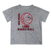 New Mexico Lobos Vive La Fete Basketball V1 Heather Gray Short Sleeve Tee Shirt