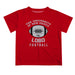 New Mexico Lobos Vive La Fete Football V2 Red Short Sleeve Tee Shirt