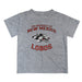 New Mexico Lobos Vive La Fete Boys Game Day V1 Heather Gray Short Sleeve Tee Shirt