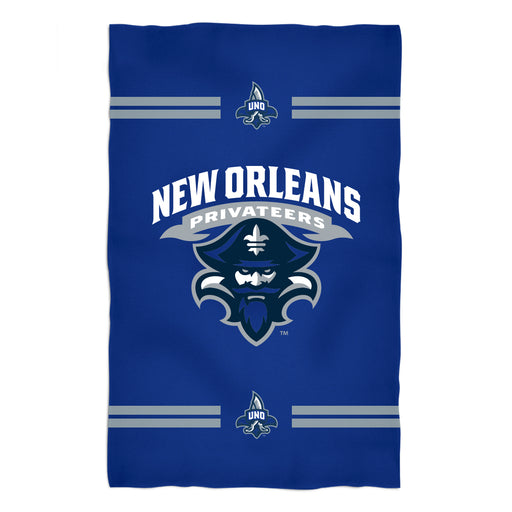 New Orleans Privateers UNO Vive La Fete Game Day Absorvent Premium Blue Beach Bath Towel 51 x 32" Logo and Stripes" - Vive La Fête - Online Apparel Store