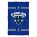 New Orleans Privateers UNO Vive La Fete Game Day Absorvent Premium Blue Beach Bath Towel 51 x 32" Logo and Stripes" - Vive La Fête - Online Apparel Store