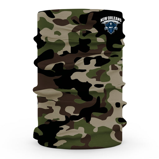 University of New Orleans Privateers UNO Camo Collegiate Face Cover Soft Camouflage Four Way Stretch Neck Gaiter - Vive La Fête - Online Apparel Store