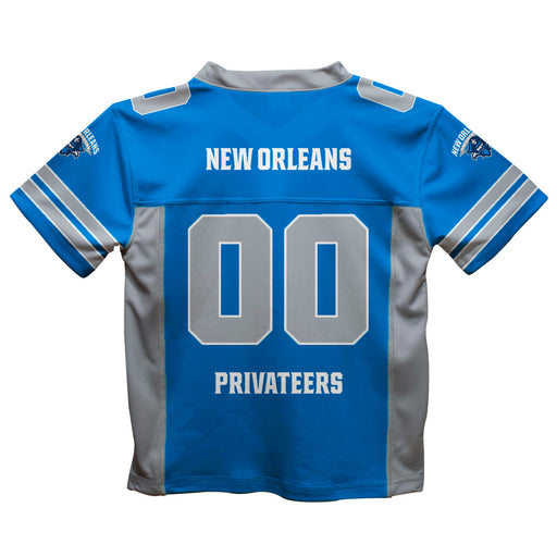 University of New Orleans Privateers UNO Vive La Fete Game Day Blue Boys Fashion Football T-Shirt - Vive La Fête - Online Apparel Store