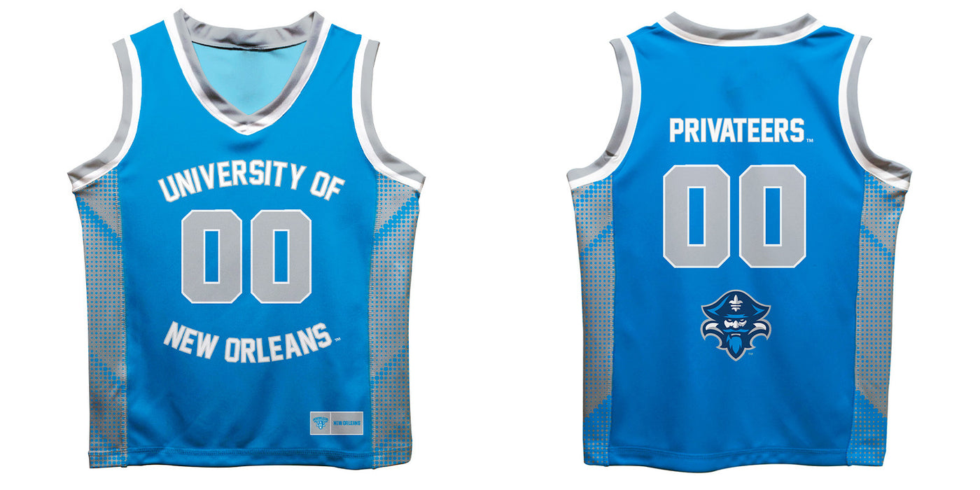 University of New Orleans Privateers UNO Vive La Fete Game Day Blue Boys Fashion Basketball Top - Vive La Fête - Online Apparel Store