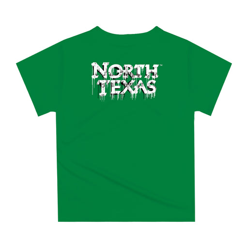 North Texas Mean Green Original Dripping Football Green T-Shirt by Vive La Fete - Vive La Fête - Online Apparel Store