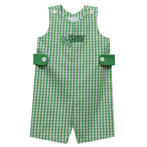 North Texas Embroidered Green Check Jon Jon - Vive La Fête - Online Apparel Store