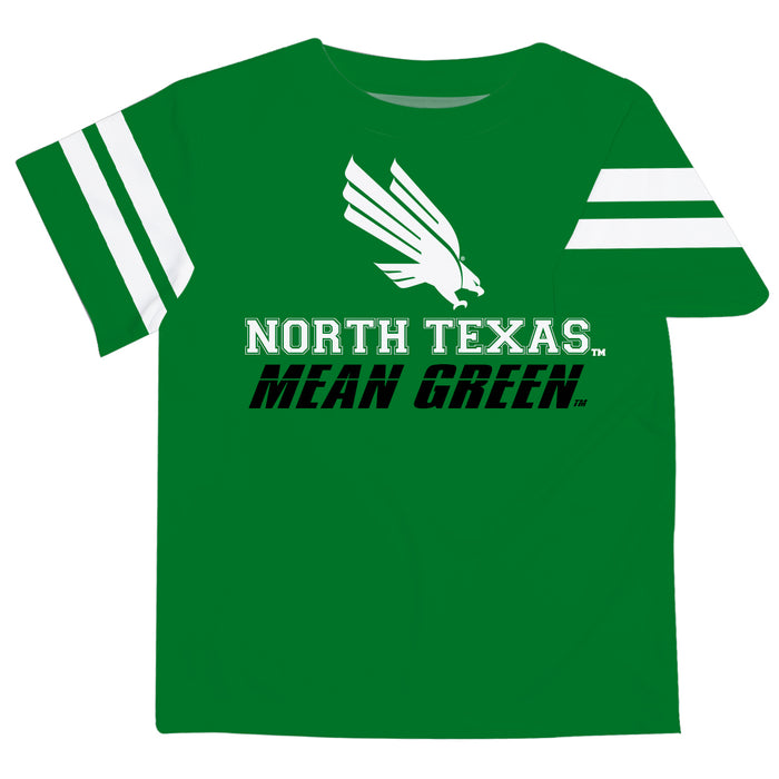 North Texas Stripe Green Boys Tee Shirt Short Sleeve - Vive La Fête - Online Apparel Store