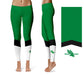 North Texas Mean Green Vive La Fete Game Day Collegiate Ankle Color Block Women Green White Yoga Leggings - Vive La Fête - Online Apparel Store