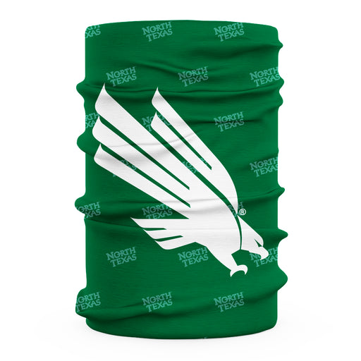 North Texas Mean Green Neck Gaiter Green All Over Logo - Vive La Fête - Online Apparel Store