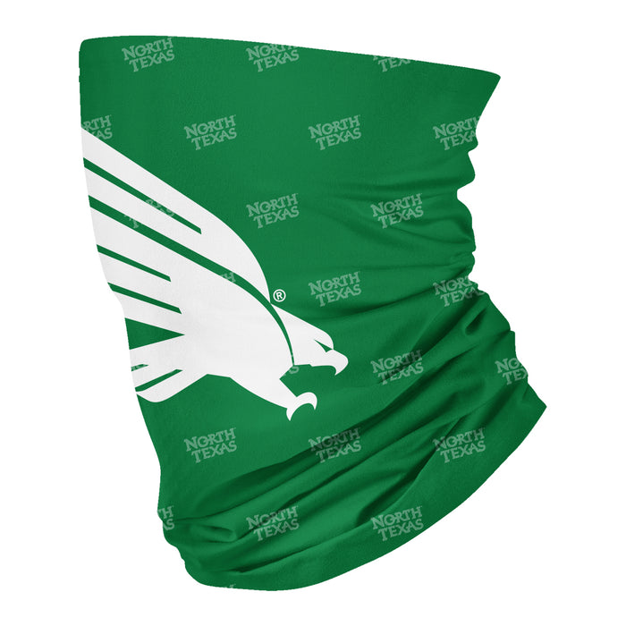 North Texas Mean Green Neck Gaiter Green All Over Logo - Vive La Fête - Online Apparel Store