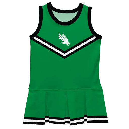 North Texas Mean Green Vive La Fete Game Day Green Sleeveless Cheerleader Dress
