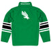 North Texas Mean Green Vive La Fete Game Day Black Quarter Zip Pullover Stripes on Sleeves - Vive La Fête - Online Apparel Store