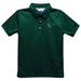 North Texas Mean Green Embroidered Hunter Green Short Sleeve Polo Box Shirt