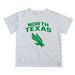 North Texas Mean Green Vive La Fete Boys Game Day V2 White Short Sleeve Tee Shirt