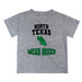 North Texas Mean Green Vive La Fete Boys Game Day V3 Heather Gray Short Sleeve Tee Shirt