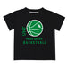 North Texas Mean Green Vive La Fete Basketball V1 Black Short Sleeve Tee Shirt