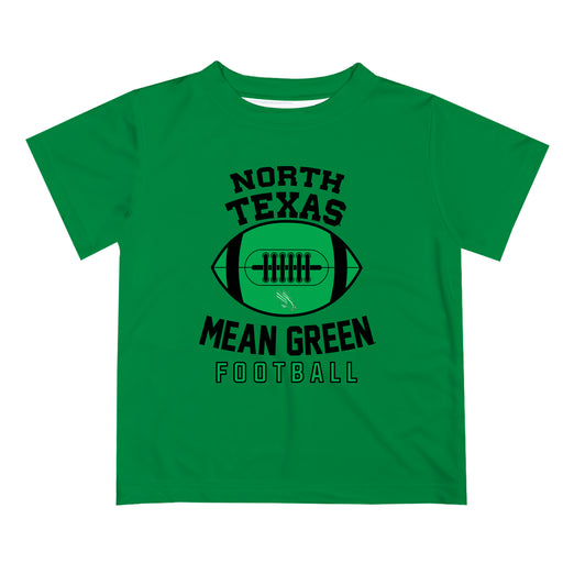 North Texas Mean Green Vive La Fete Football V2 Green Short Sleeve Tee Shirt