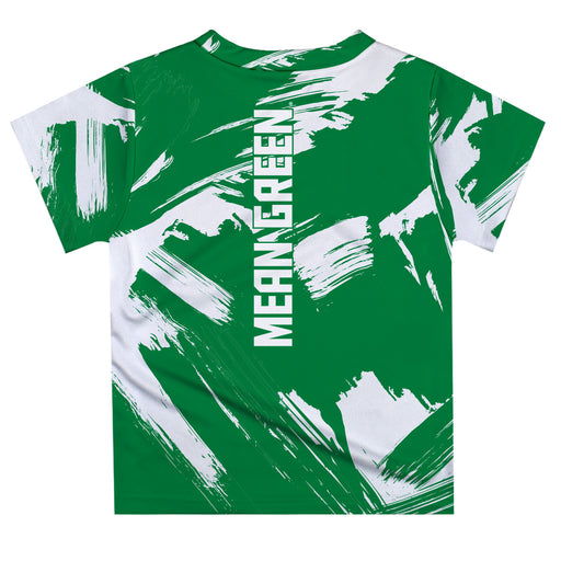 North Texas Mean Green Vive La Fete Boys Game Day Green Short Sleeve Tee Paint Brush - Vive La Fête - Online Apparel Store