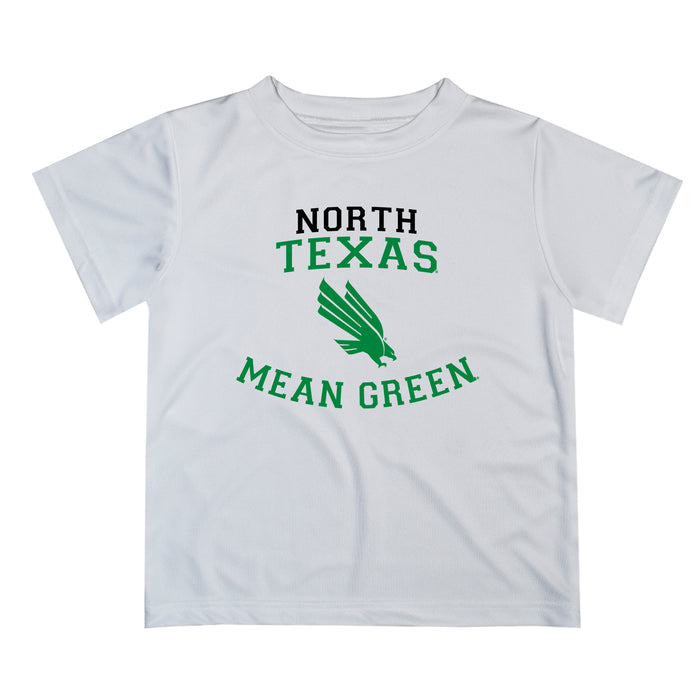 North Texas Mean Green Vive La Fete Boys Game Day V1 White Short Sleeve Tee Shirt