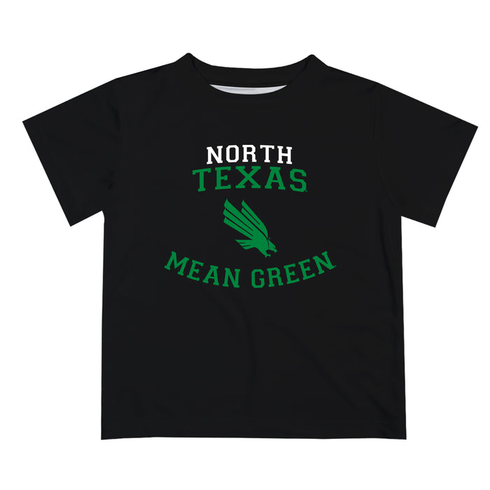 North Texas Mean Green Vive La Fete Boys Game Day V1 Black Short Sleeve Tee Shirt