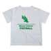 North Texas Mean Green Vive La Fete Football V1 White Short Sleeve Tee Shirt