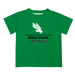 North Texas Mean Green Vive La Fete Football V1 Green Short Sleeve Tee Shirt
