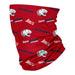 South Alabama Jaguars Neck Gaiter Red All Over Logo - Vive La Fête - Online Apparel Store