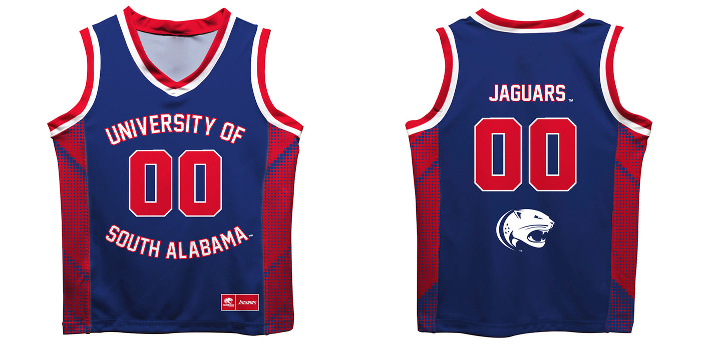 South Alabama Jaguars Vive La Fete Game Day Blue Boys Fashion Basketball Top - Vive La Fête - Online Apparel Store