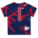 South Alabama Jaguars Vive La Fete Boys Game Day Blue Short Sleeve Tee Paint Brush - Vive La Fête - Online Apparel Store