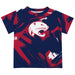 South Alabama Jaguars Vive La Fete Boys Game Day Blue Short Sleeve Tee Paint Brush