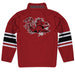 South Carolina Gamecocks Vive La Fete Game Day Maroon Quarter Zip Pullover Stripes on Sleeves - Vive La Fête - Online Apparel Store